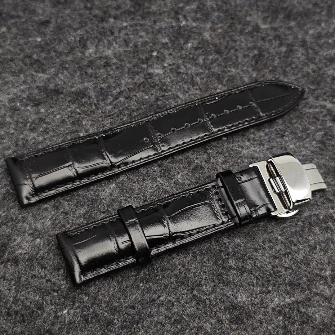 39mm Watch Case Buckle PU Leather Strap fit 31mm dial for NH35 NH36 Movement New