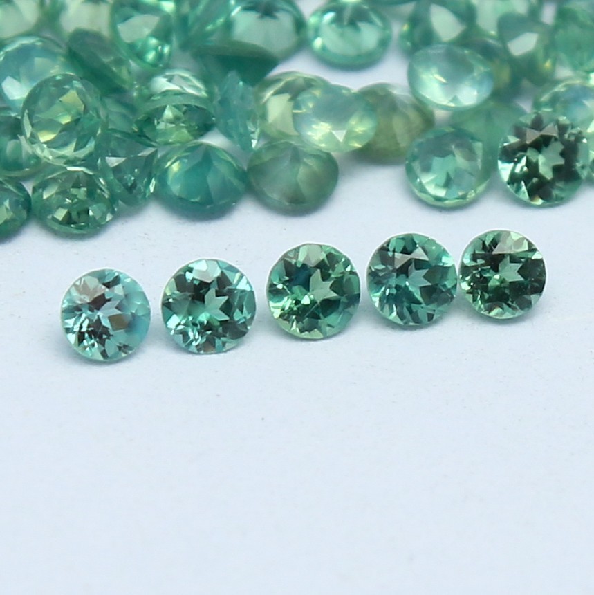 Natural Color Change Alexandrite Lot 1 to 2 MM Round Shape Faceted Gemstone Lot