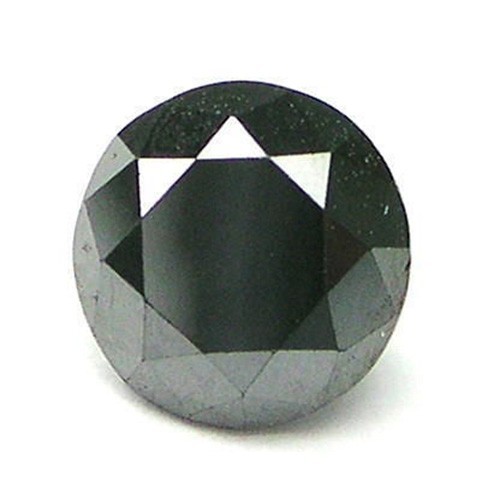 1 STONE 1.5mm CALIBRATED BLACK BRILLIANT ROUND POLISHED DIAMONDS