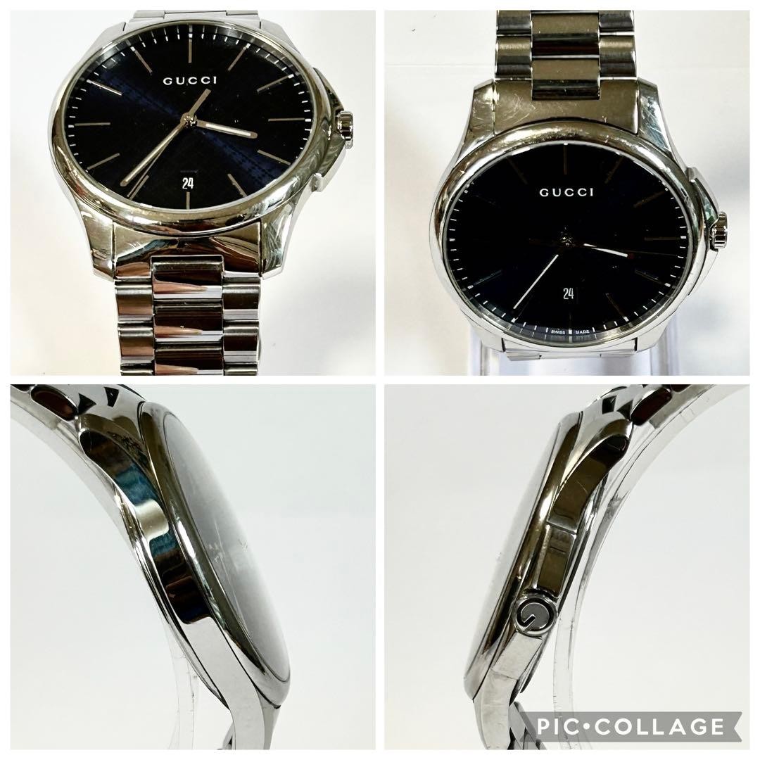 GUCCI G-Timeless 126.3 YA126316 Quartz Watch 40mm Case 19cm Wrist Extra Link
