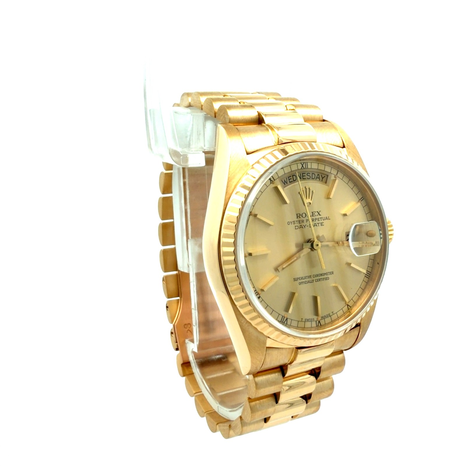 Rolex 18ct Yellow Gold Day Date Watch reference 18038