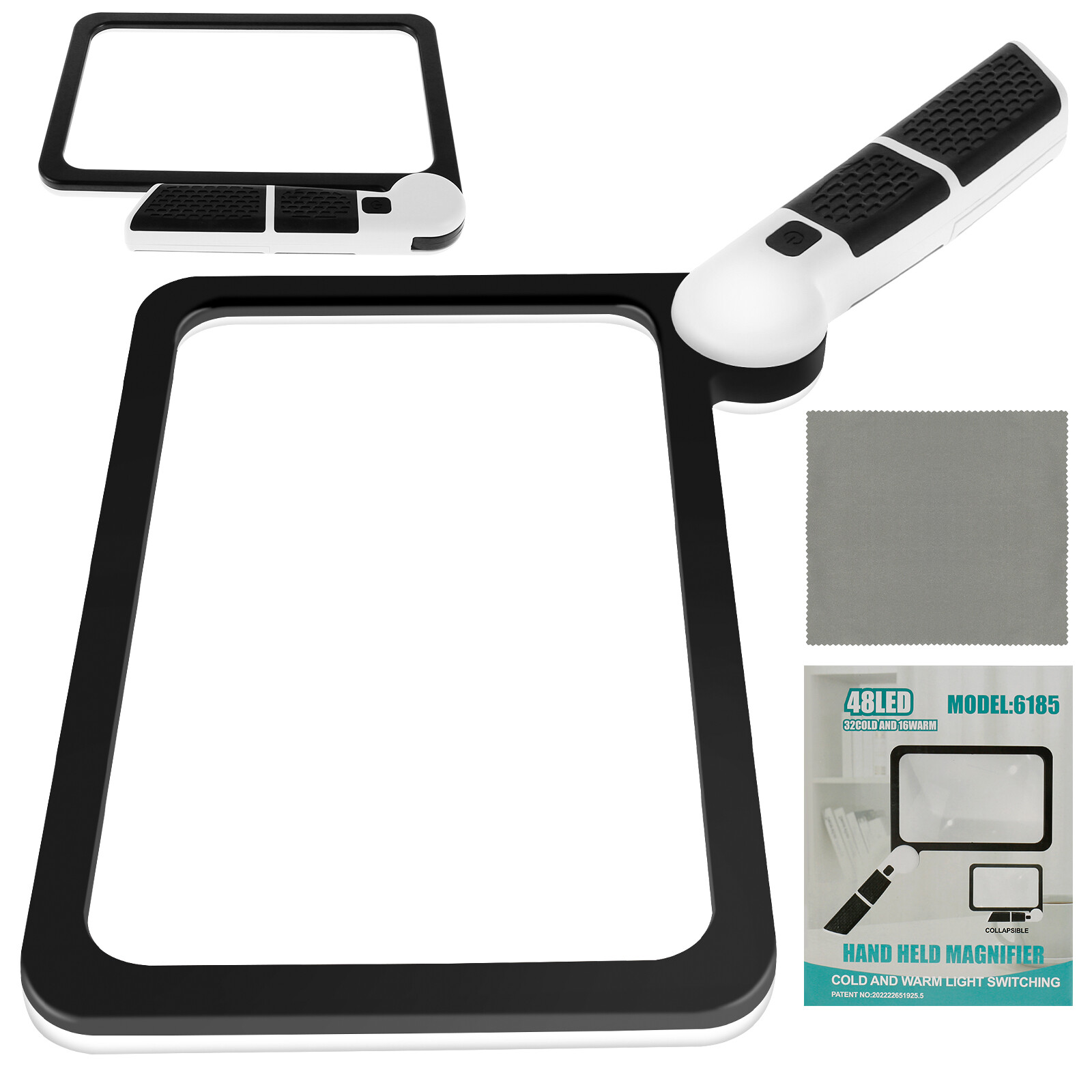 5X Magnifying Glass with 48 LED Light Clarity Handheld Seniors Reading»Magnifier