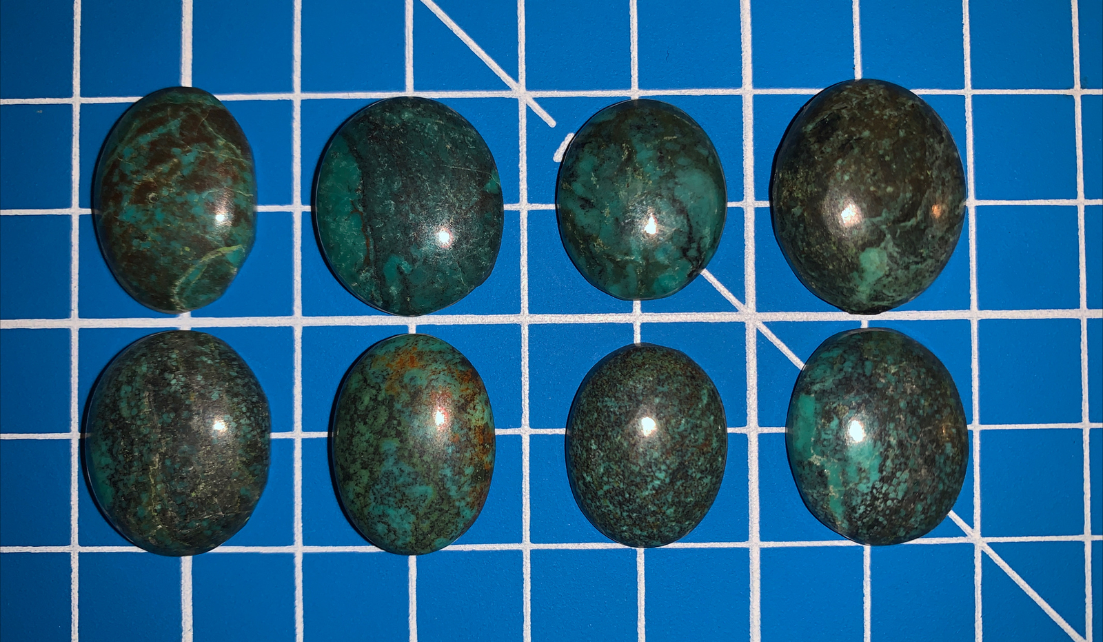 Natural Turquoise Cabochon Lot – 83 CTS – Old Stock