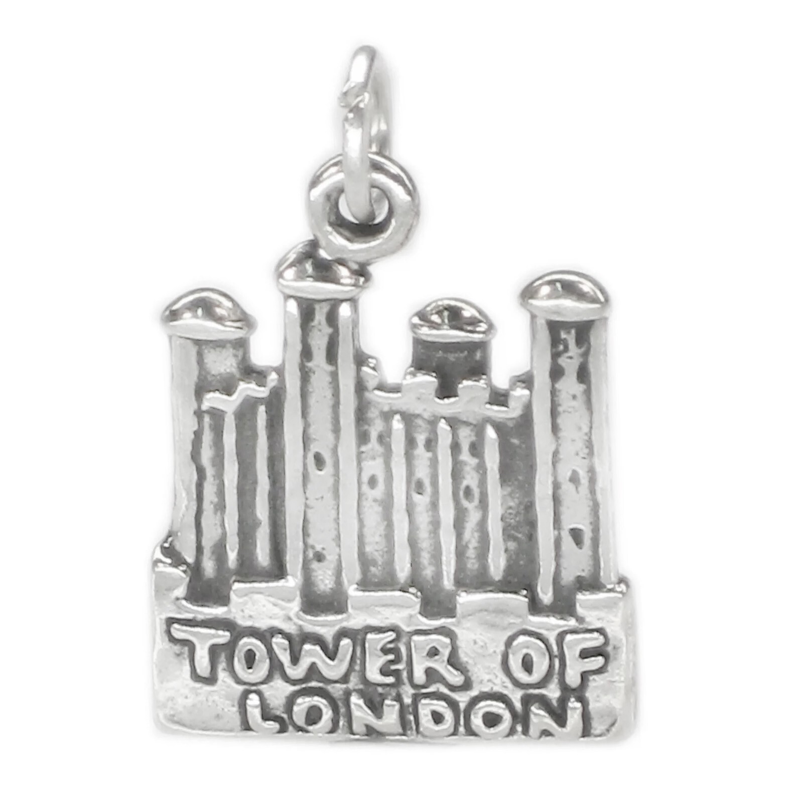 Tower of London England UK United Kingdom 925 Sterling Silver Charm Pendant