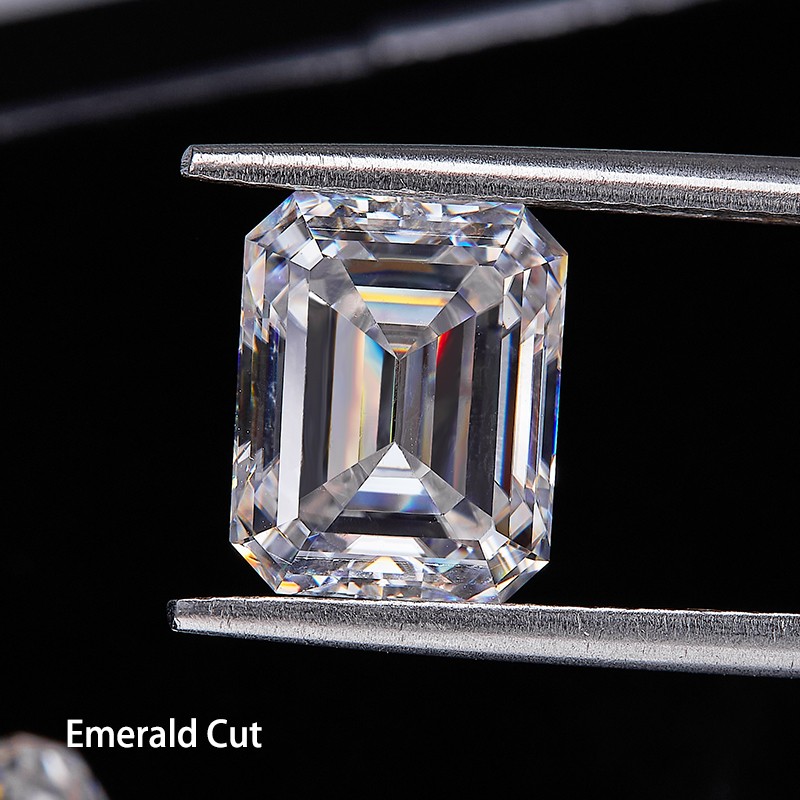 US 0.1-10ct Loose Moissanite Gem Stone VVS1 D Multi Cut with GRA Certificate