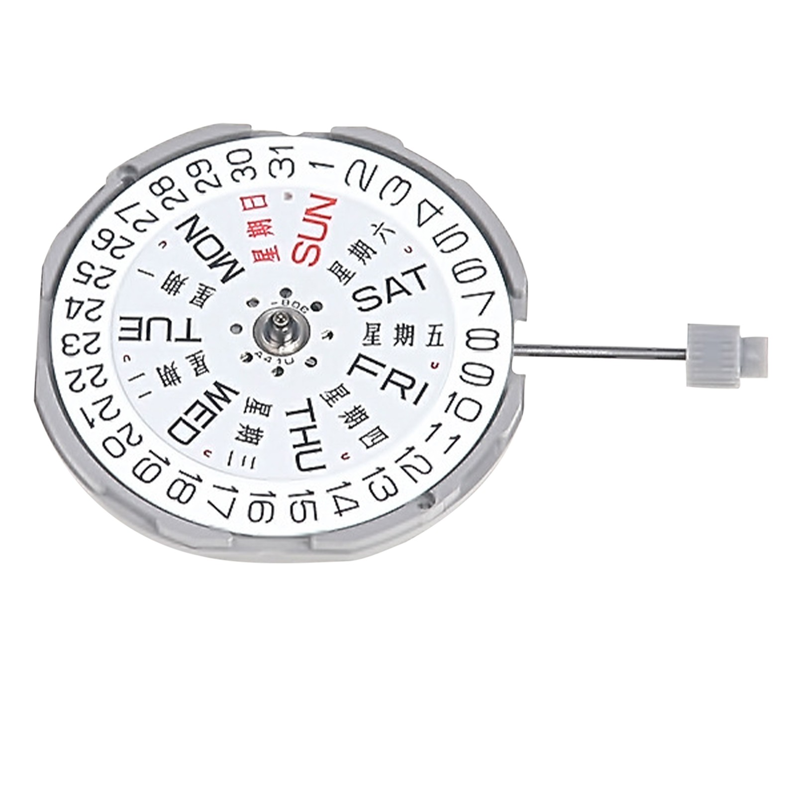 Quartz Watch Movement Sliver 3 Hands Date at 3 Replacement For MIYOTA GM02 GM00