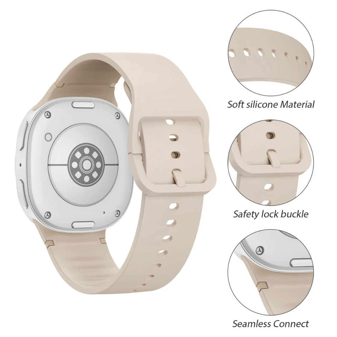 Original Strap for Samsung Galaxy Watch 8 40mm/44mm Classic 46mm Sport Band ✅