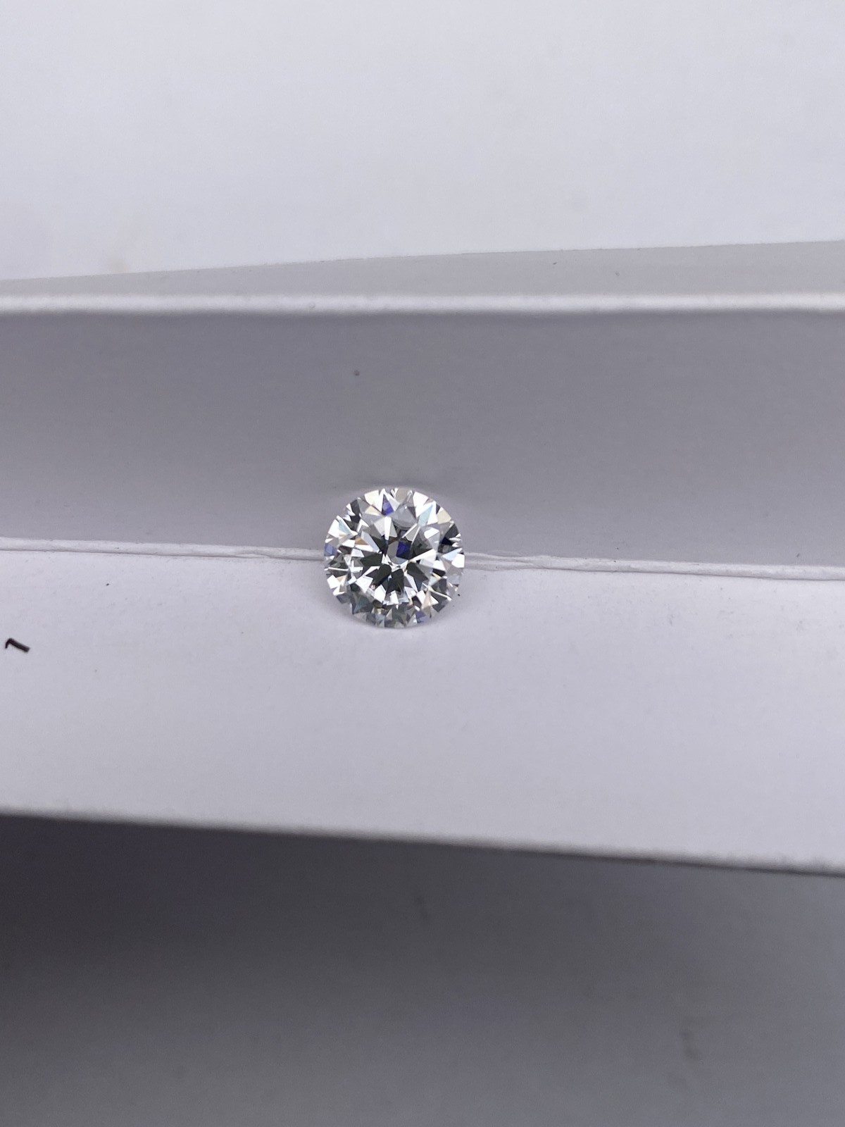 US Round Cut 1.5ct 7.5mm Sparkling Loose Moissanite Gemstone D VVS1 Pass Tester