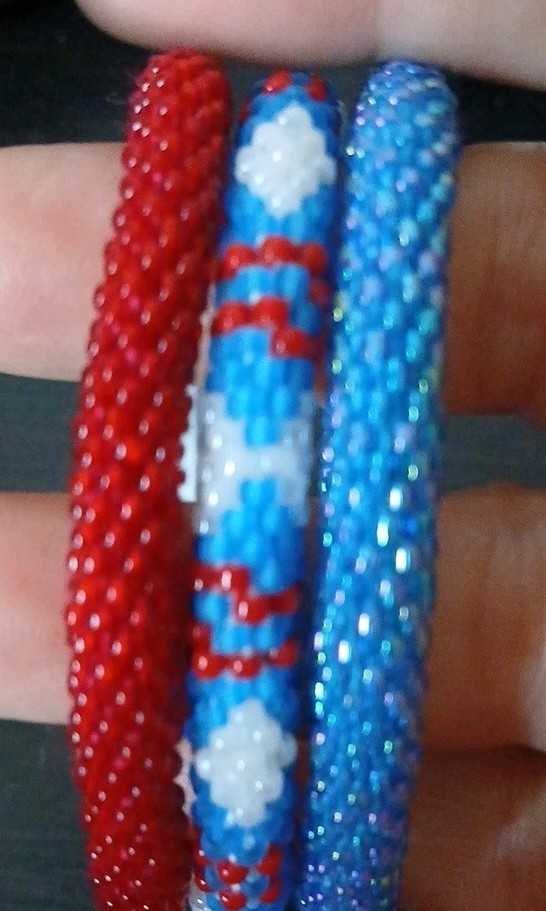 Set Of 3 Roll On Bracelets Nepal Aid Through Trade (lot #10)