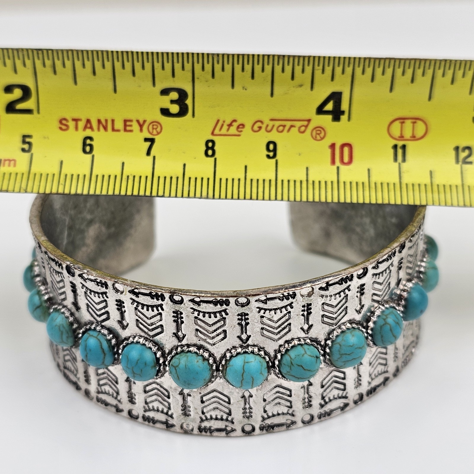 JEWERLY – Sterling Silver Native American Vintage Antique Cuff Bracelet 2.5 oz
