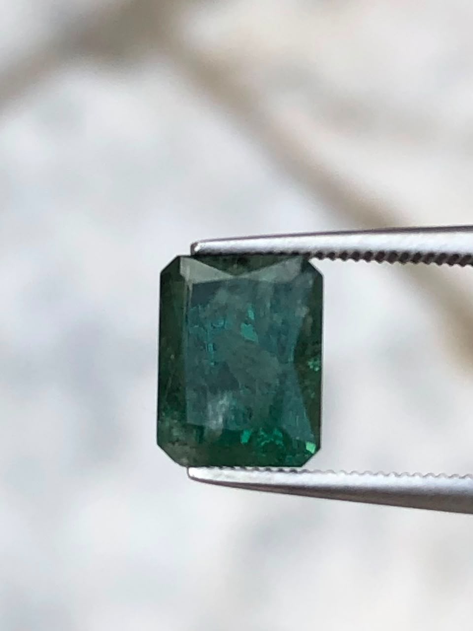 1.20ct natural green tourmaline loose gemstone clarity included for jewelry