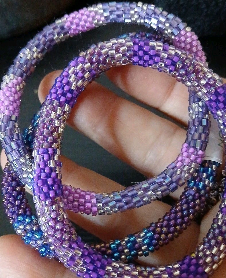 Set Of 3 Roll On Bracelets Nepal Aid Through Trade (lot #5)