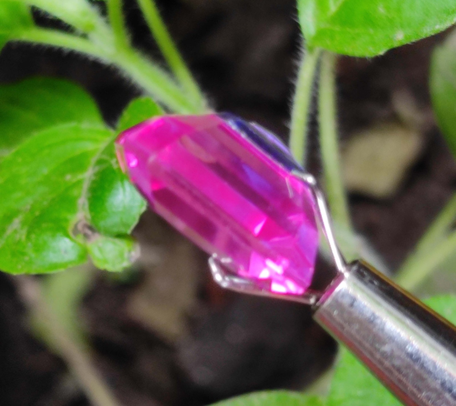 15 Ct Certified Loose Gemstone Beautiful Emerald cut Natural Pitambari Sapphire