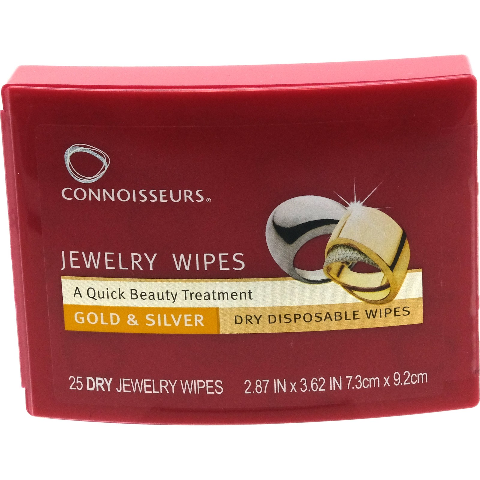 Connoisseurs Jewelers Jewelry Cleaning Cleaner Wipes Two Containers of 25