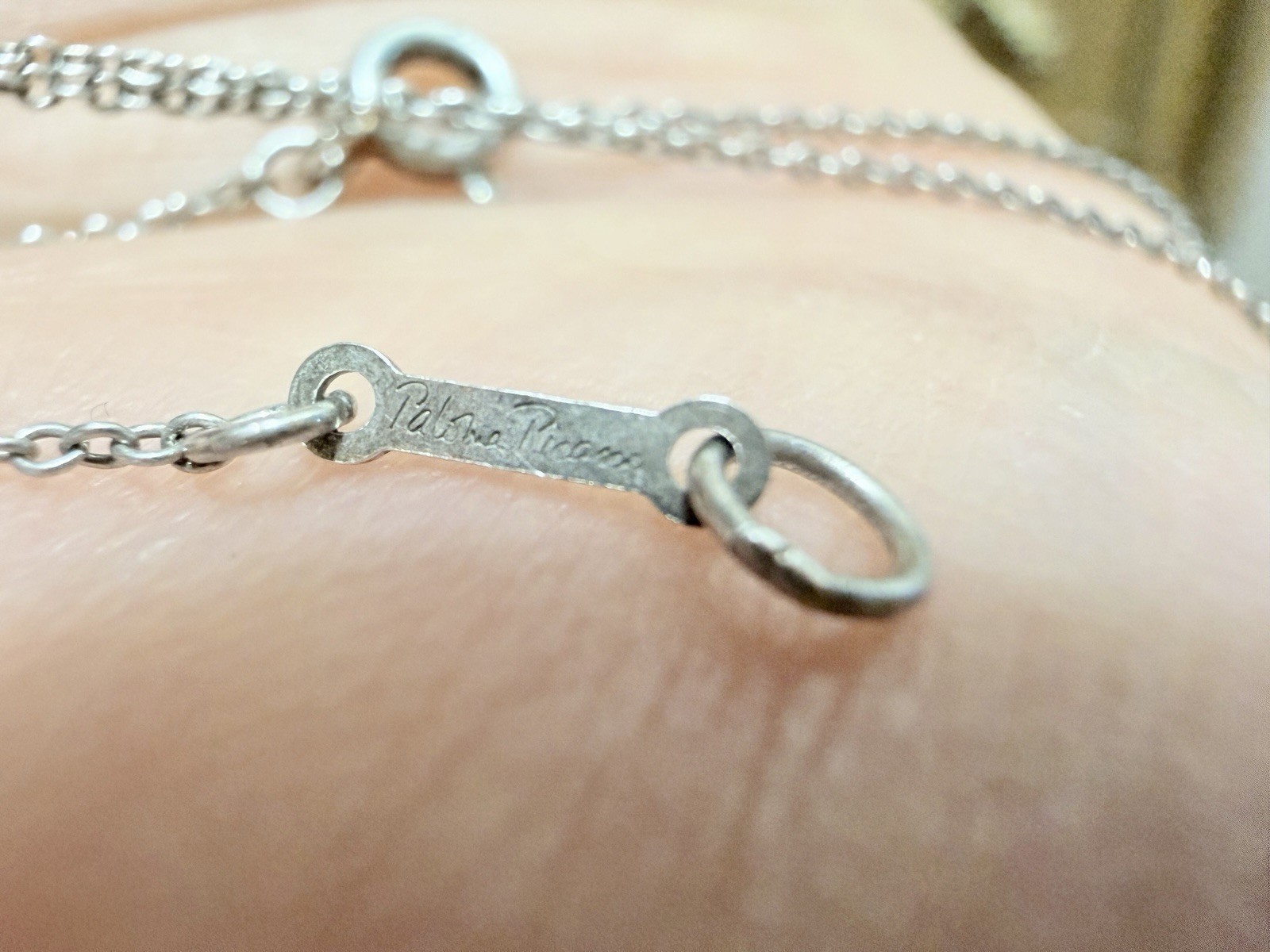 Tiffany & Co. Return to Tiffany 40cm Sterling Silver Heart Tag Pendant Necklace
