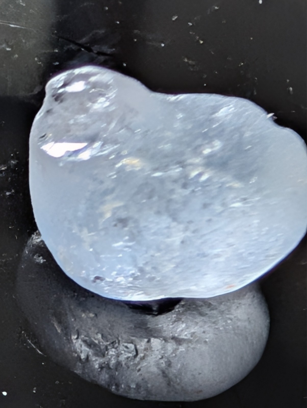 USA seller 4.11 Cut to IF SRI LANKA Icy Blue Sapphire facet rough gemstone