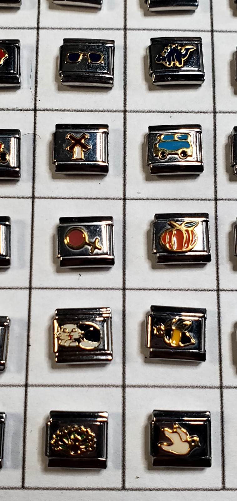 Shop-You Pick & Choose- Household Italian Charms UBERRY StSteel D’linq Enamel