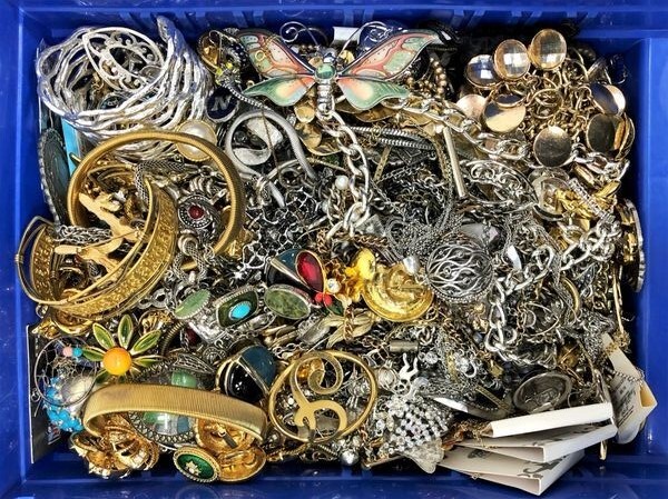 3 Lbs Pound Unsorted Huge Lot Jewelry Vintage New Junk w/ Wear Resell Tangled In