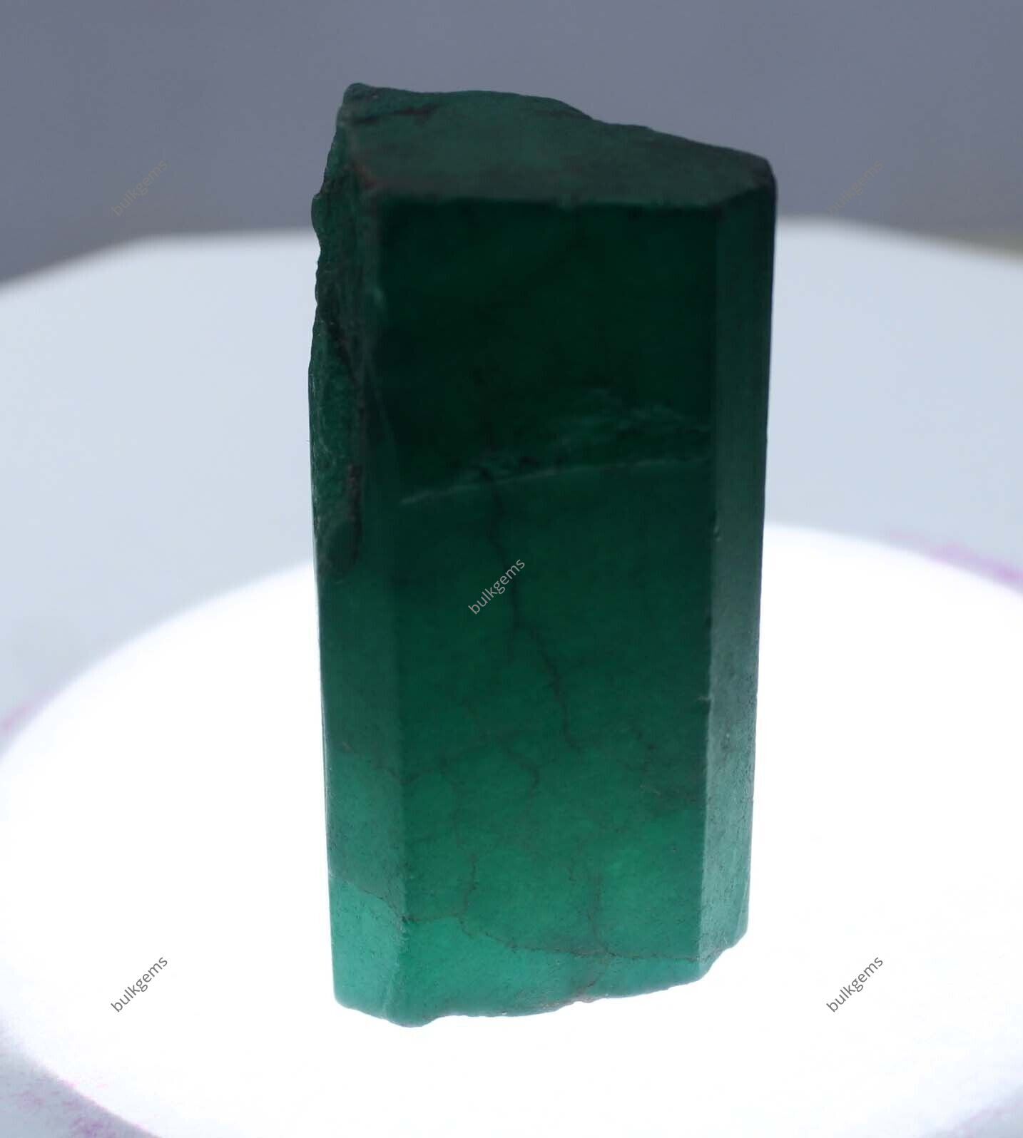290.50 Ct Natural Emerald Green Rough Uncut Huge Size CERTIFIED Loose Gemstone