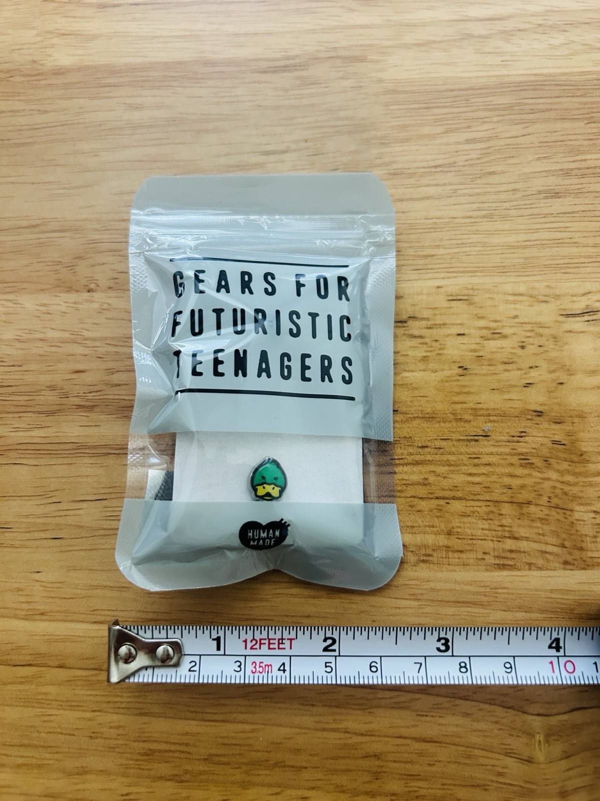 HUMAN MADE Limited in Japan Enamel Pierce Earrings Cartoon Duck Green Yellow