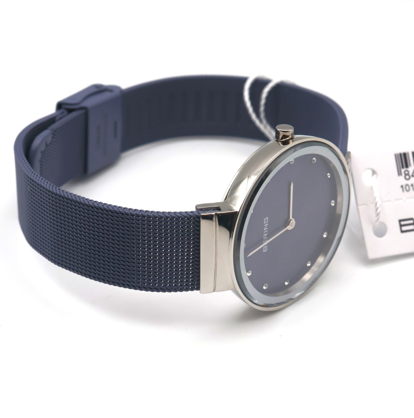 Bering Classic Stainless Steel Lavender Dial Ladies Quartz 31mm Watch 10131-909