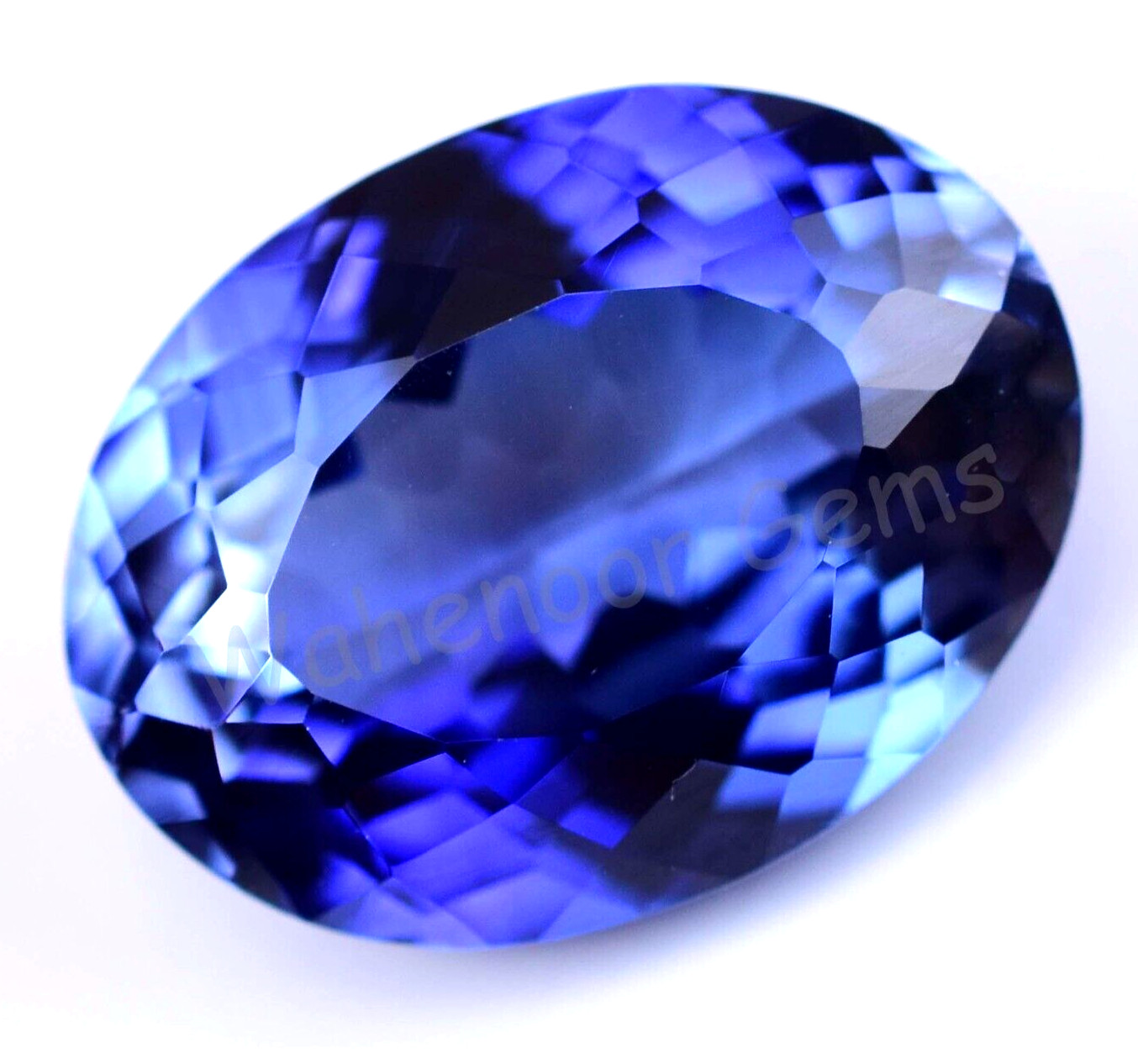 Flawless 13.70 Ct Natural Blue Ceylon Sapphire Oval Certified Loose Gemstone