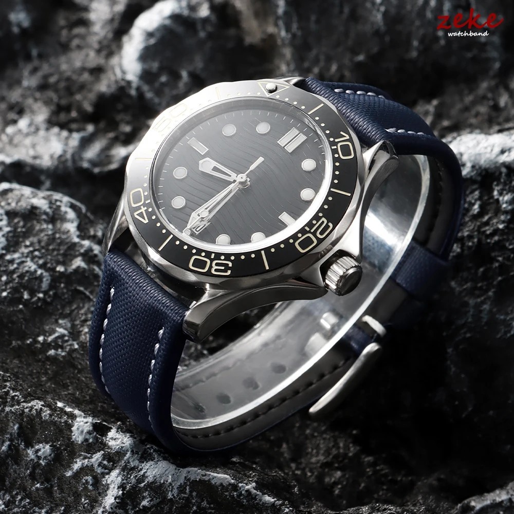 Waterproof Sailcloth Watch Band Nylon Strap Quick Release 18-22mm Durable