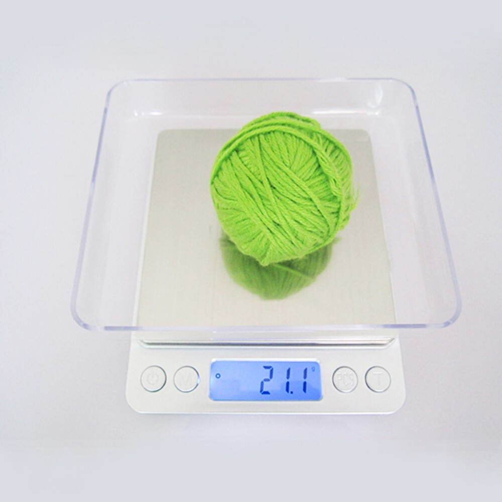 2000g x 0.1g Precision Digital Gram Jewelry Scale LCD Display Multifunctional