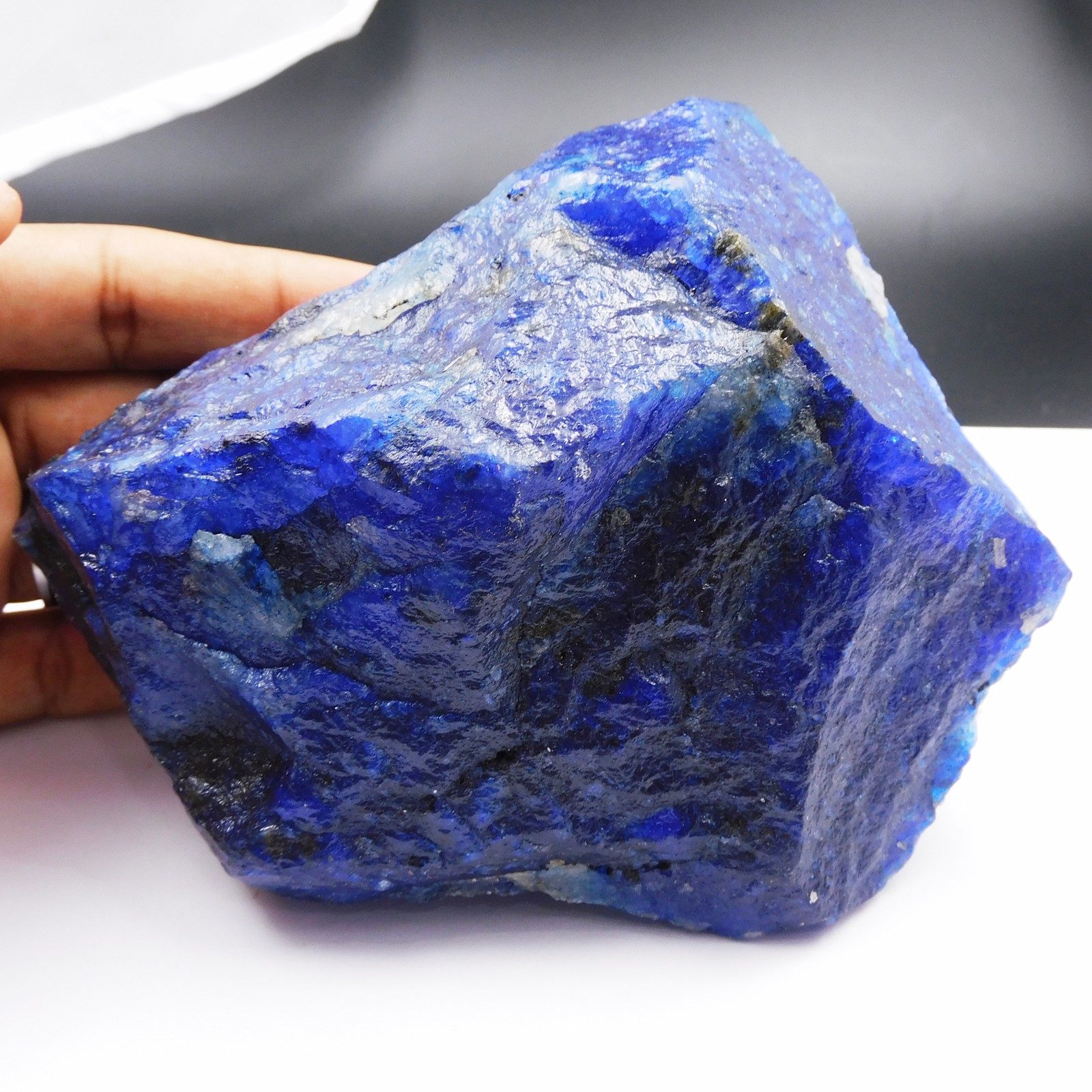 126.40 Ct Natural Blue Sapphire Uncut Raw Rough CERTIFIED Loose Gemstone