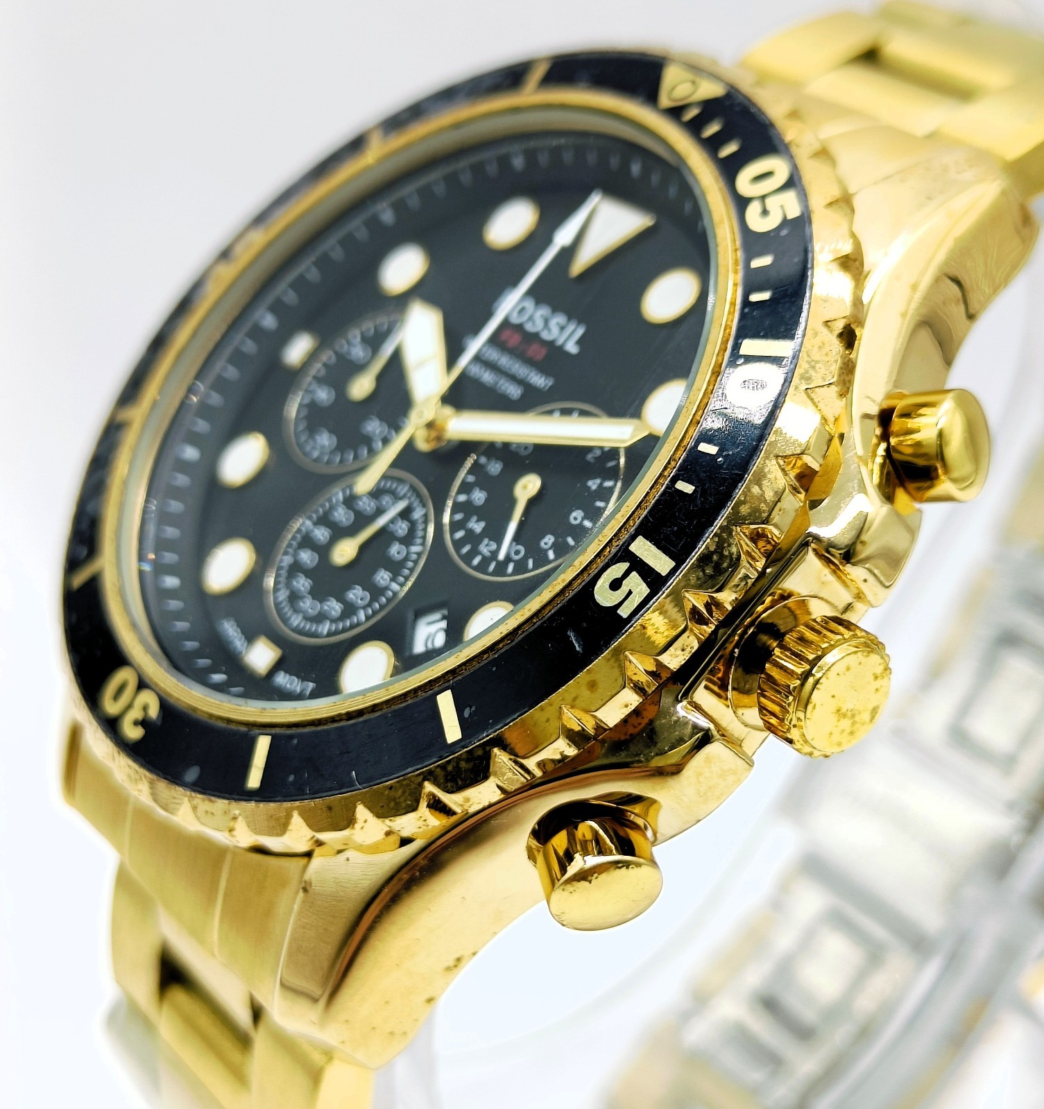 Fantastic Fossil Chronograph Date Indicator Quartz Analog Men’s Wrist Watch
