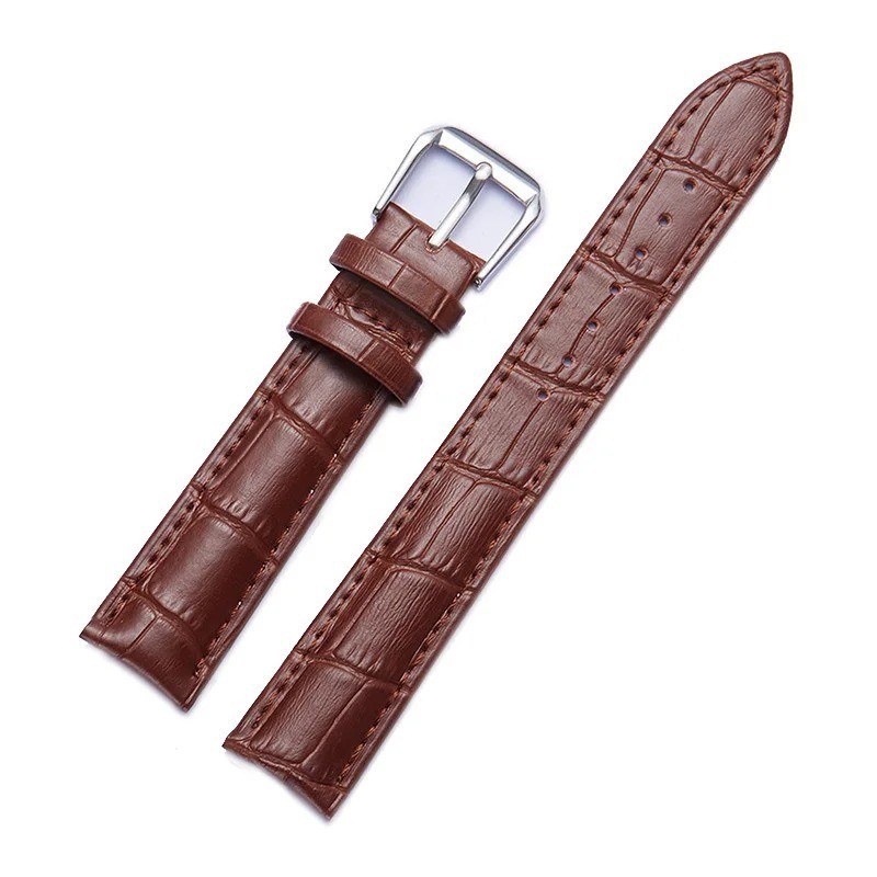 12mm 14mm 16mm 17mm 18mm 20mm 21mm 22mm Genuine Leather Watch Band Replacement