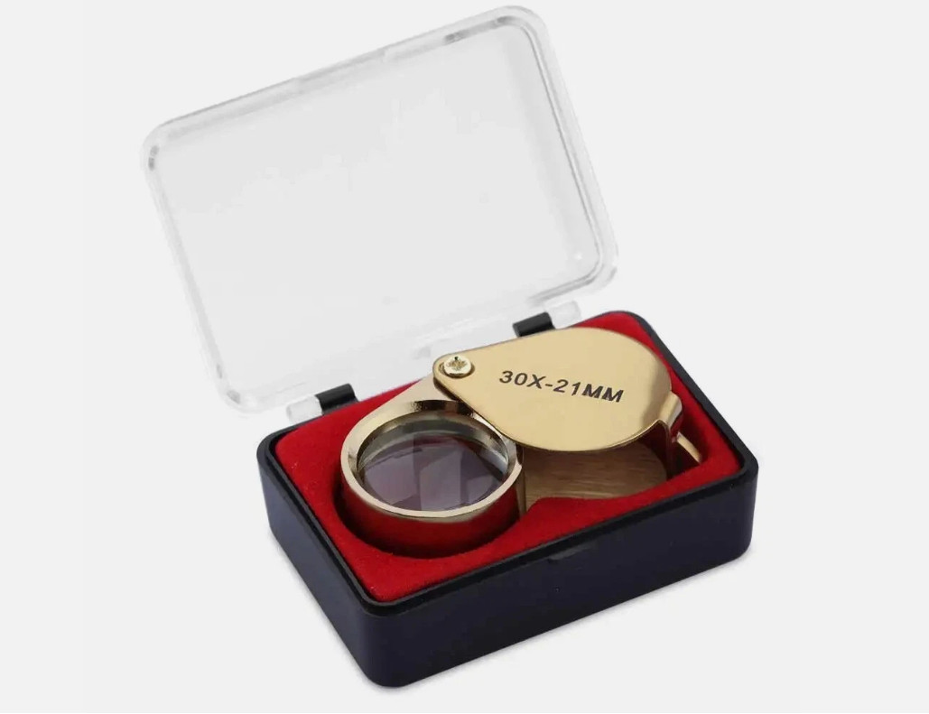 10-30X Jeweler’s Glass Magnifying Loupe-Eye Magnifier for Jewelry, Coin, Stamp