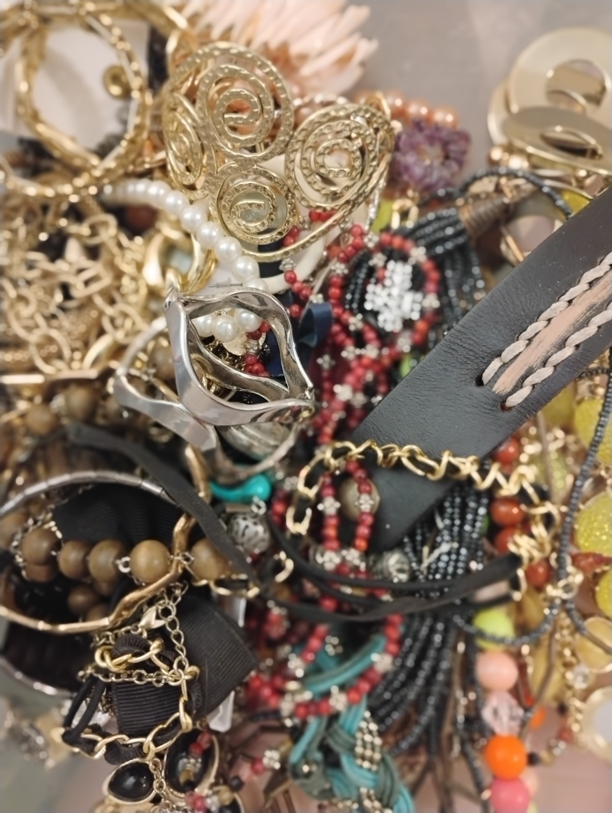 3 Pound Lb # Bulk Costume Fashion Jewelry Lot Junk Craft Resale Multi Purpose