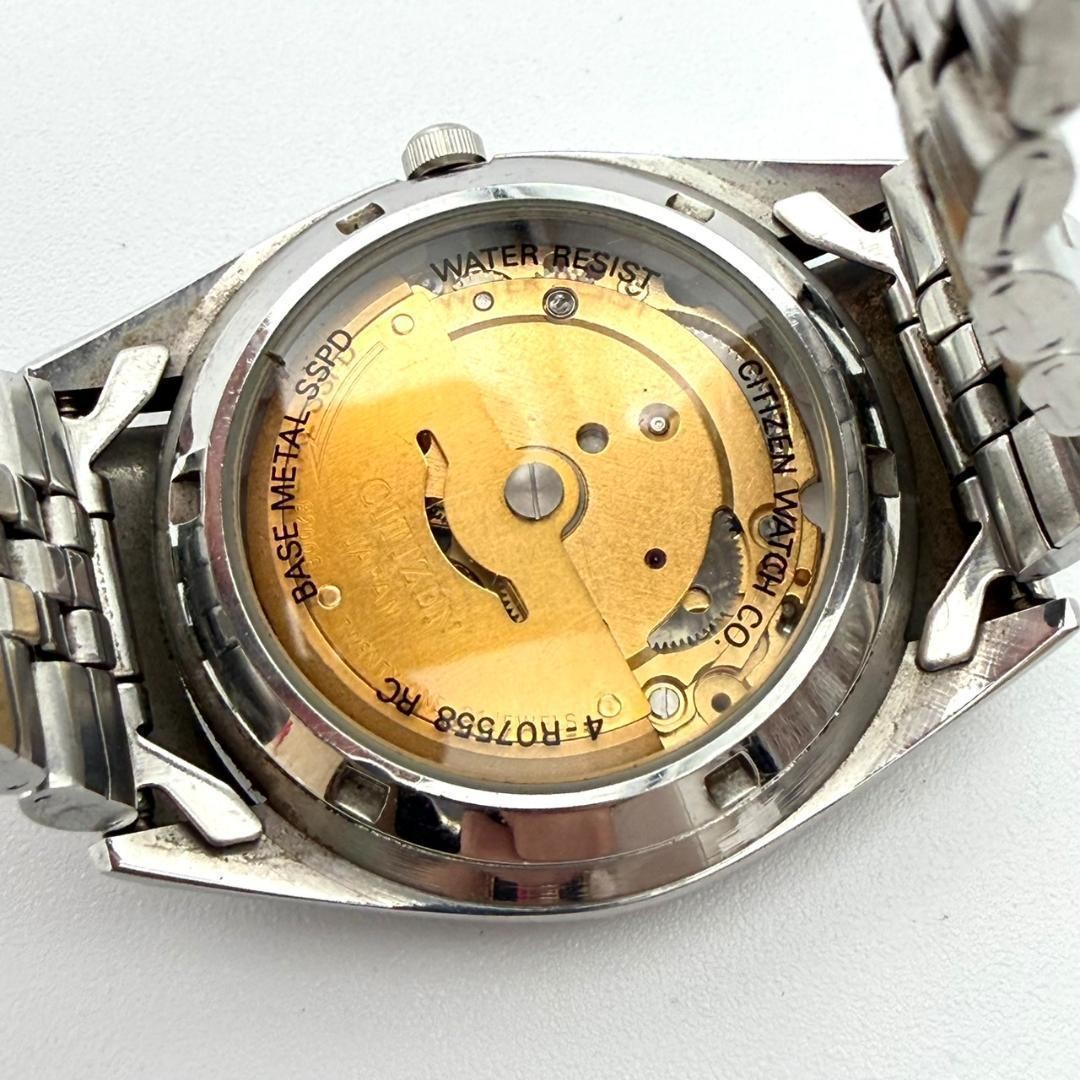Good Condition Citizen Eagle 7 Watch Transparent Back Automatic Day Date Men’s W