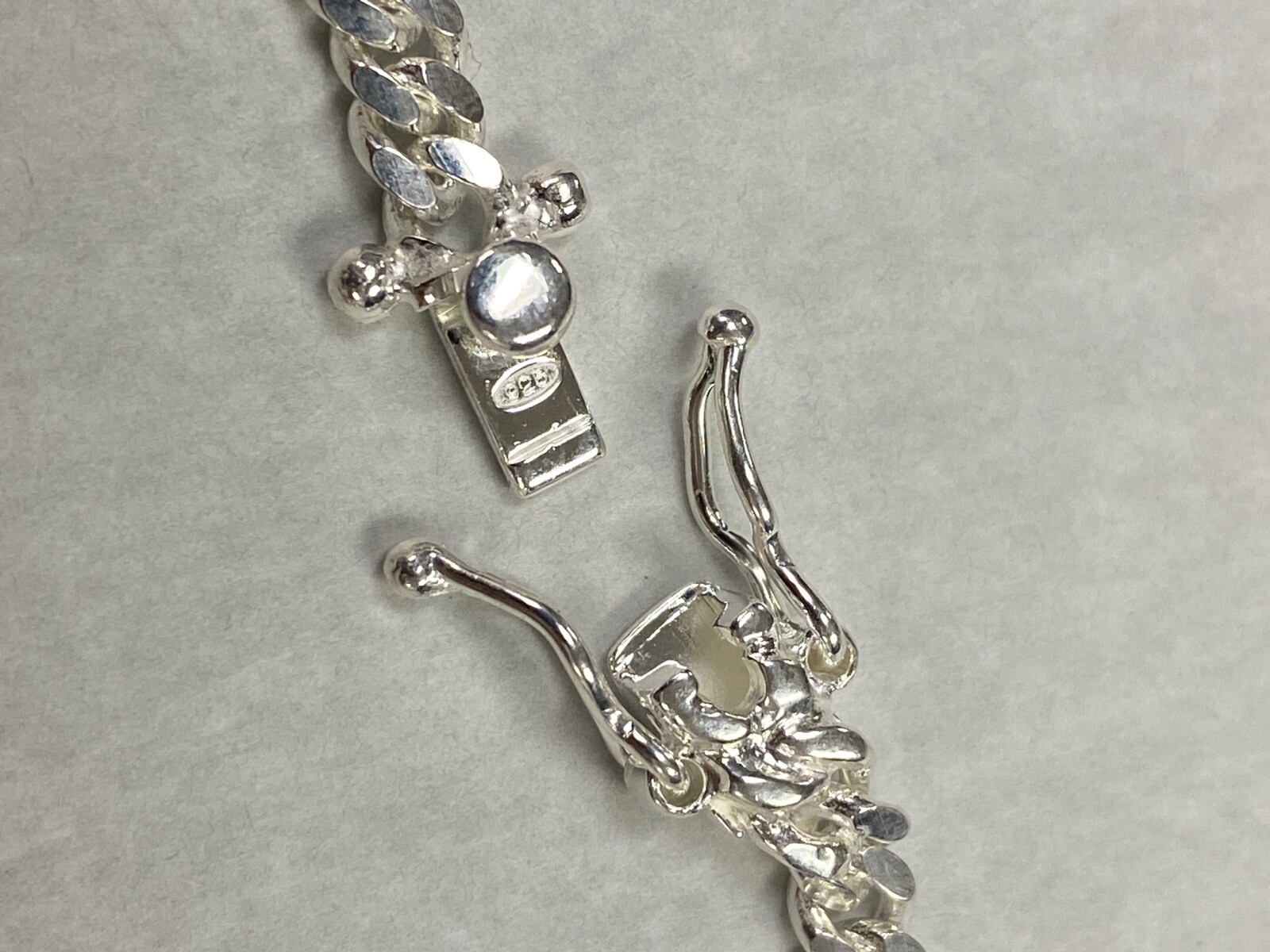 925 Sterling Silver Miami Cuban Chain 4mm 7-30″ Box Clasp Necklace Or Bracelet
