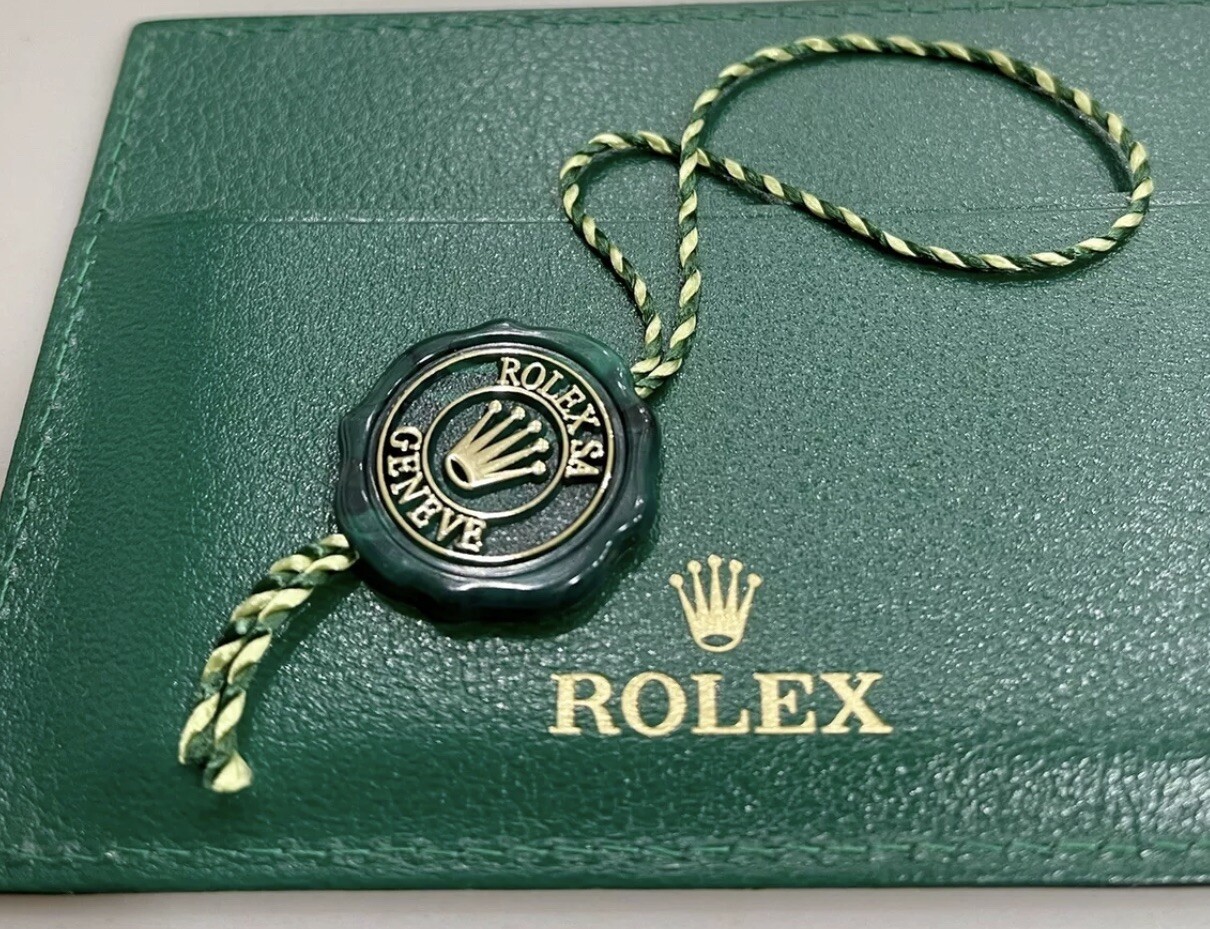 Authentic Rolex Datejust Booklet Tag Card Holder 126334 126300 126333 2020-NOW