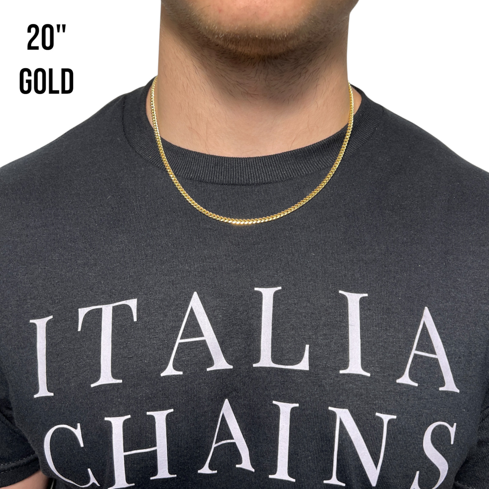 3.5mm Miami Cuban Chain- 925 Sterling Silver, 14k Gold Vermeil, 14k Rose Vermeil
