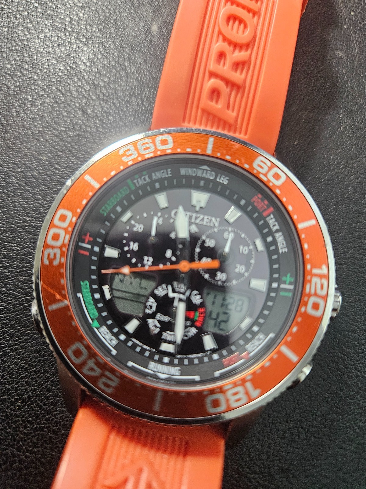Citizen Eco-Drive Promaster JR4061-00F Sailhawk Men’s Dual Time Chronograph