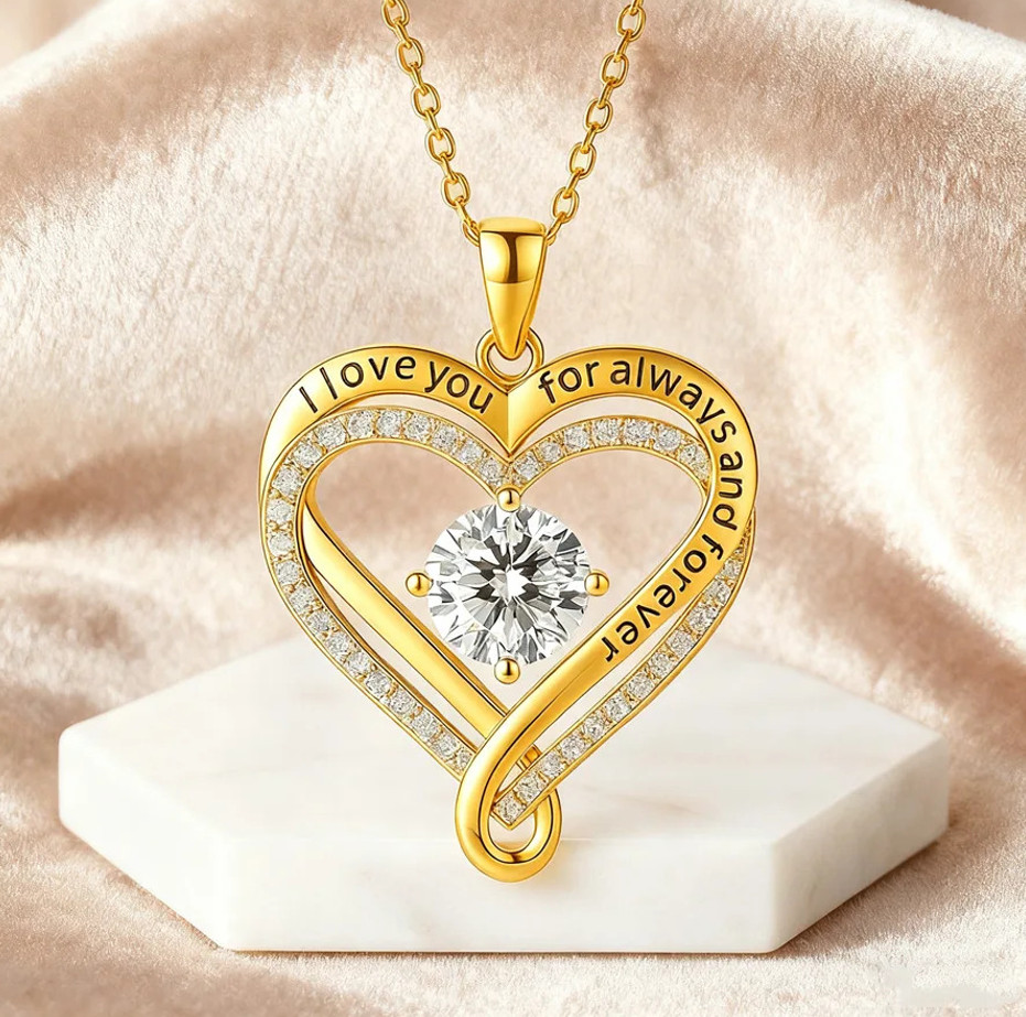 To My Wife – I Love You Forever Necklace