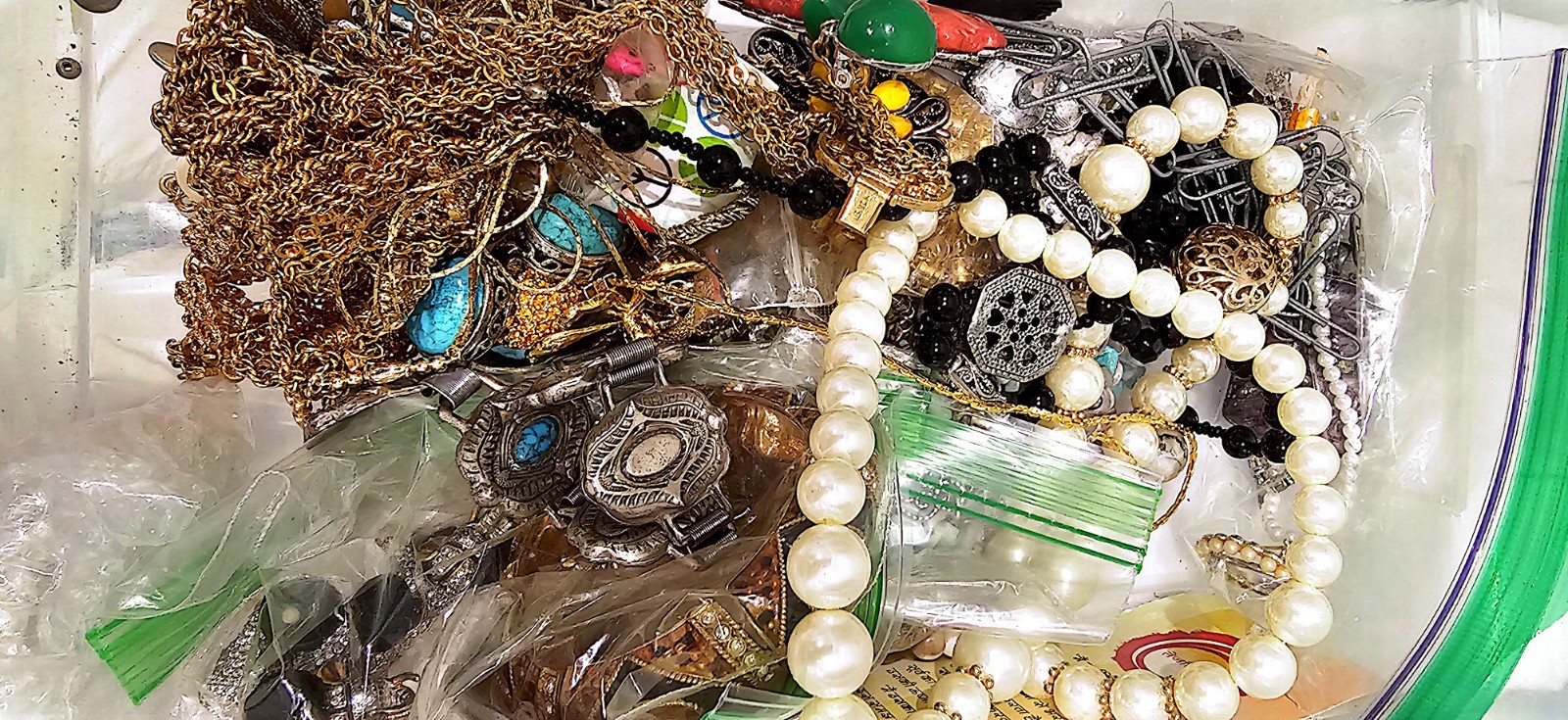 Jewelry Lot Good Wear Resell Brooch Art Estate Vintage Modern 5 Pc NO Junk – BUY