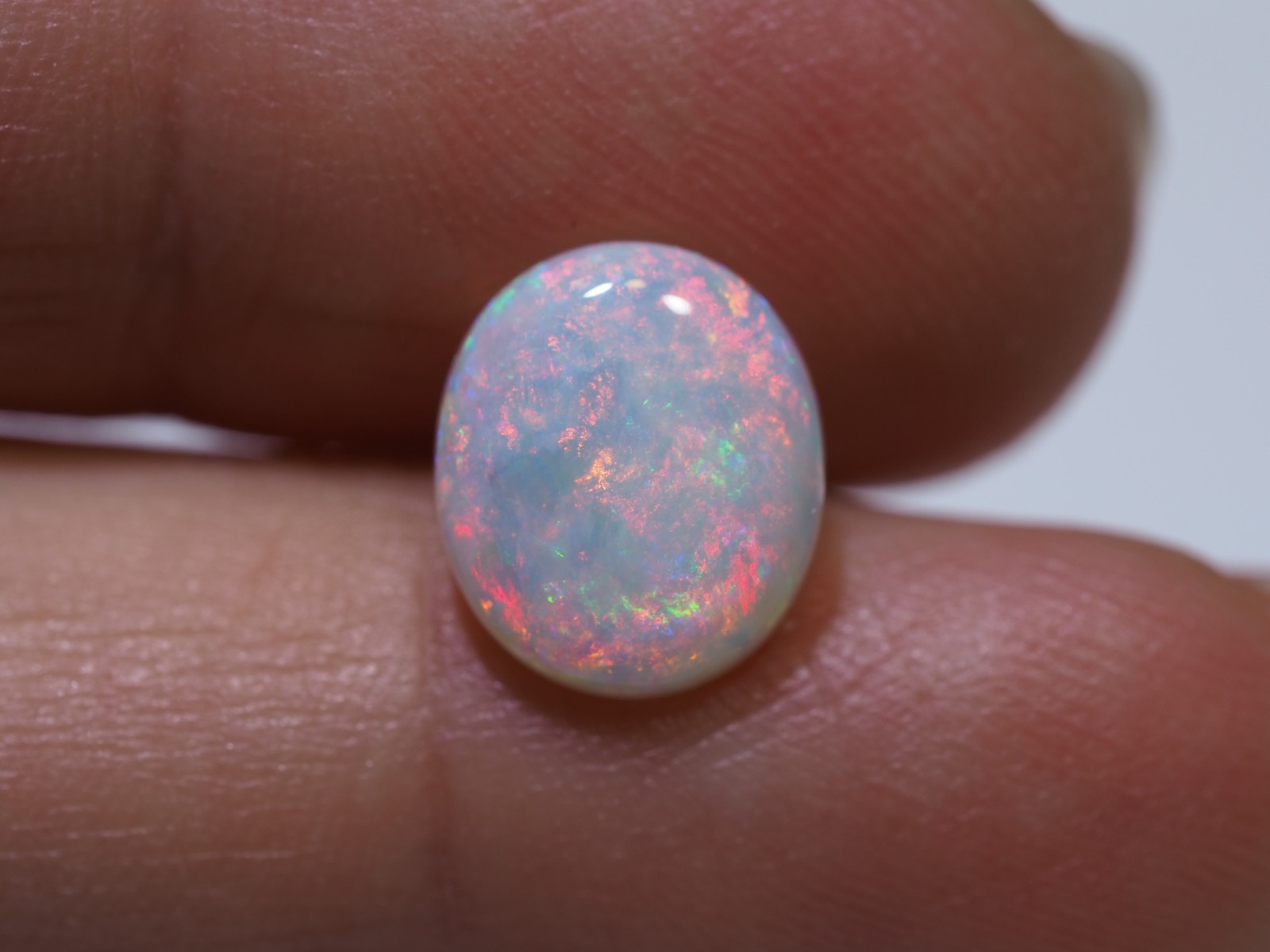 2.3ct White Opal from Lightning Ridge | Natural Australian Opal Gem
