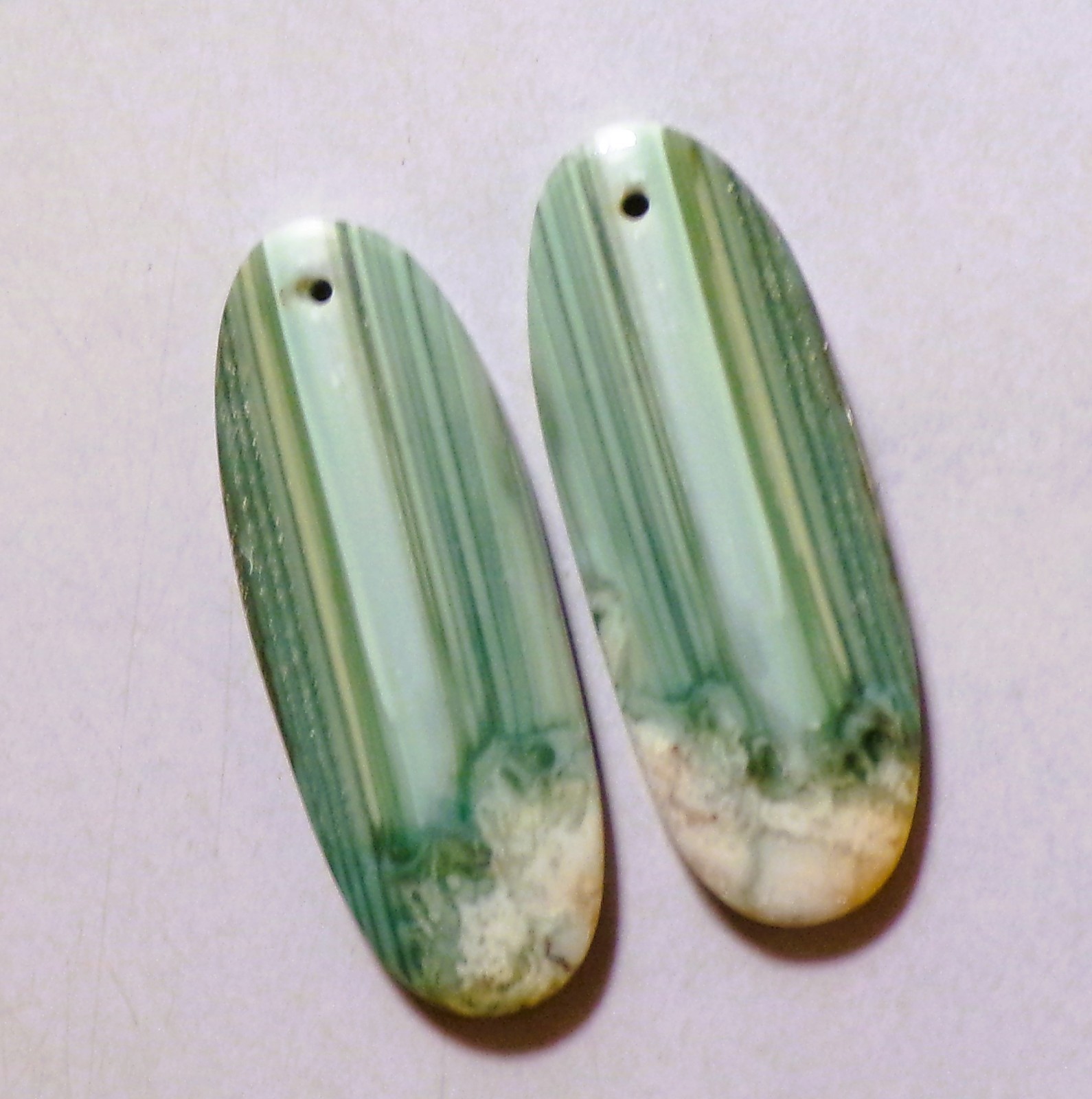 39.70 Cts Natural Saturn Chalcedony Drilled Cabochon Match Pair Gemstone DE-87