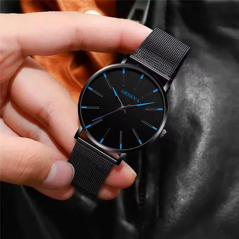 Waterproof Men’s Watch Stainless Steel Quartz Luminous Classic Watches Business