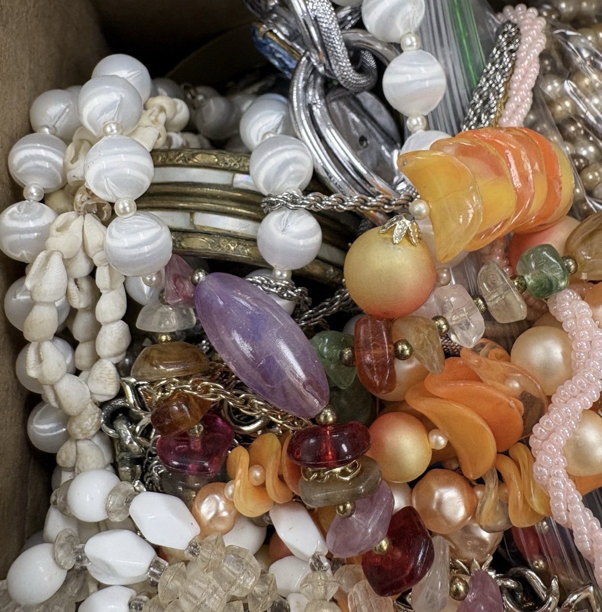 Unsearched Jewelry Lot VTG Vintage to Modern- PRICED PER POUND.
