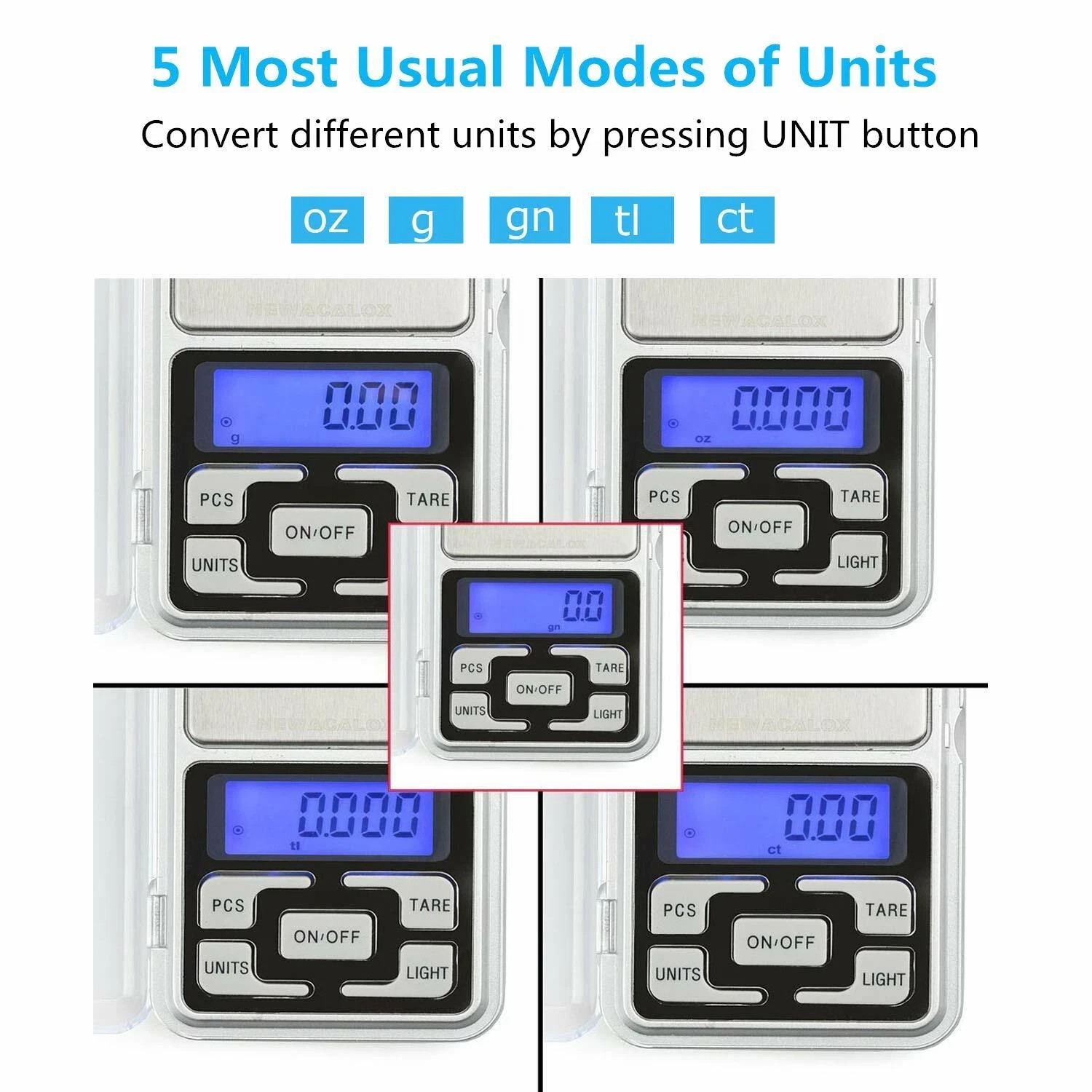 Portable 500g x 0.01g Mini Digital Scale Jewelry Pocket Balance Weight Gram LCD