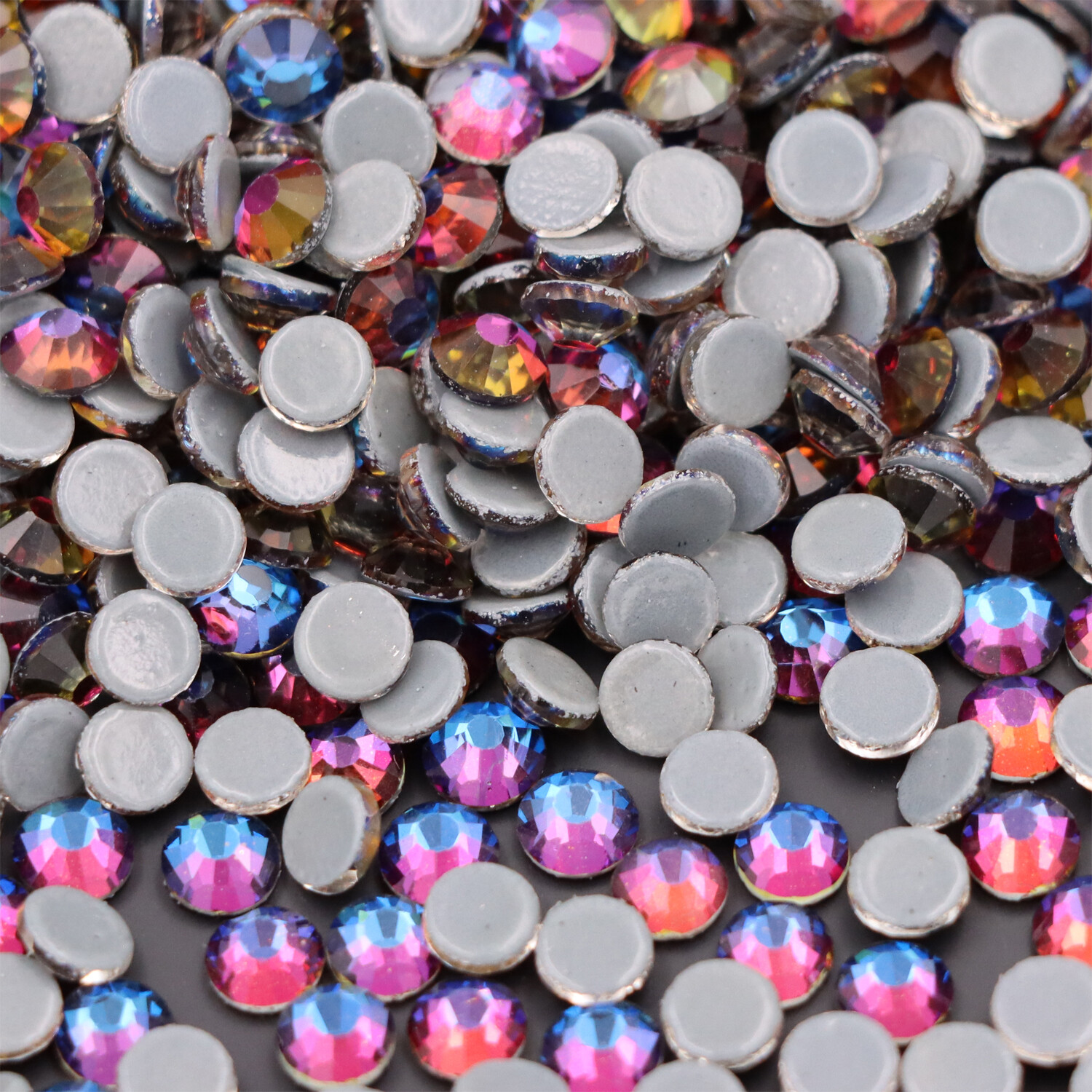 Glass Strass Crystal Hot Fix Rhinestones Iron On Flatback Clear Hotfix Stones