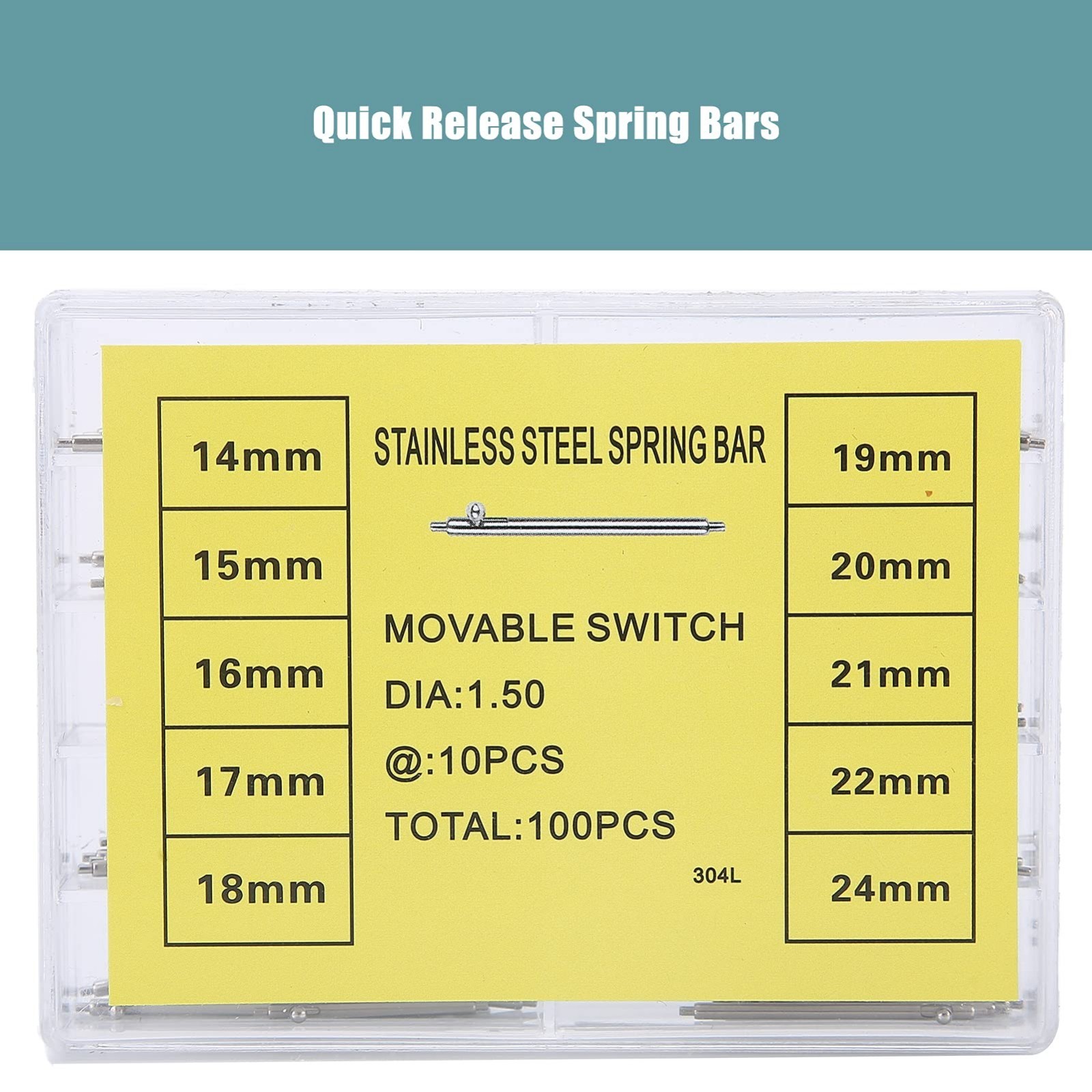Quick Release Spring Bar Pins for Watch Repair – Strap Link Pins Accessories