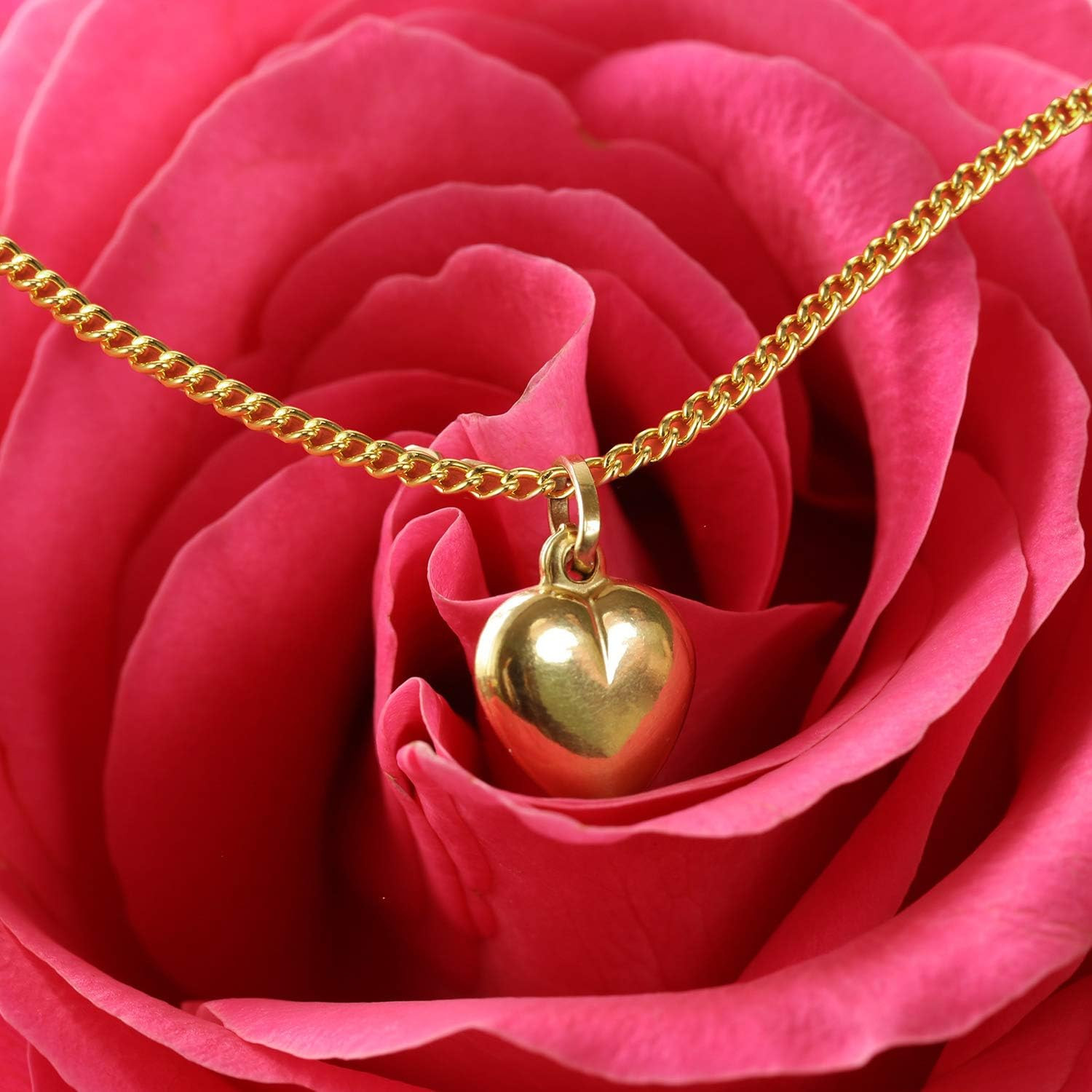 Hicarer 24 Pack Gold Plated Necklace Chain for Women Bulk 16-26 Inch 2 Mm Gold P