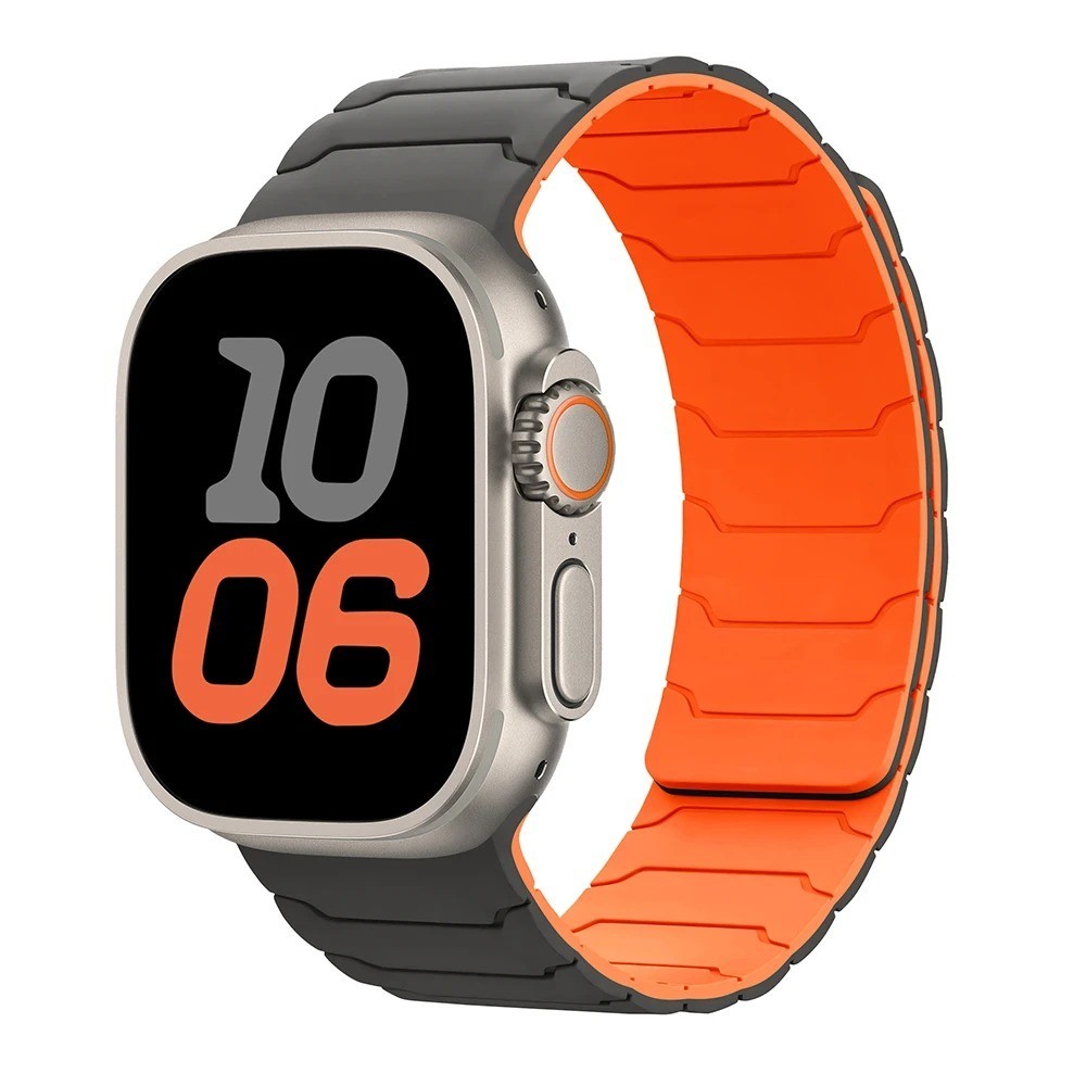 Magnetic Strap For iWatch Ultra 2 Series 10 9 8 7 SE 6 5 Silicone iWatch Band