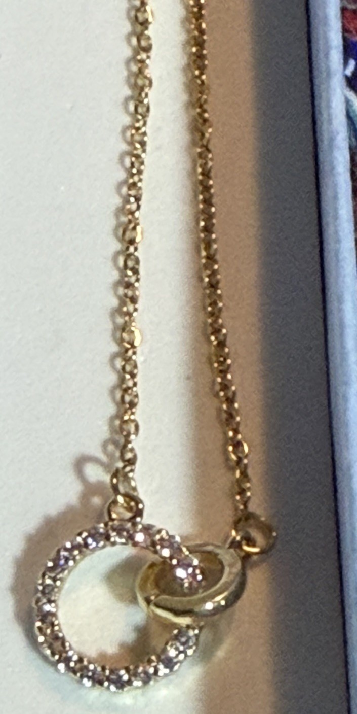Boutique Necklace CZ And Gold Plating